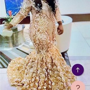 Wedding or prom gown